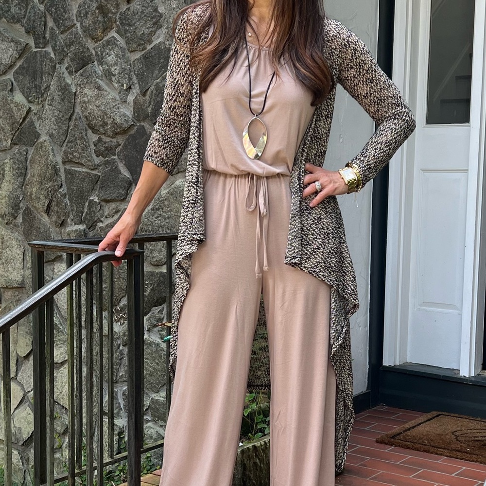 Boho Draped Open Knit Long Cardigan
